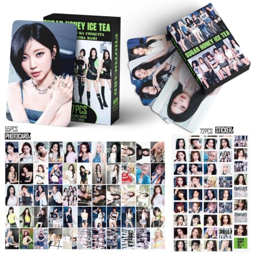 127 PCS Sugar Honey Ice Tea Photocard & Sticker Set for Fans