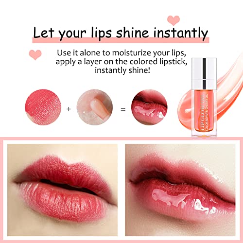 Gegong Hydrating Lip Glow Oil - 6ml Cherry Plumping Lip Gloss