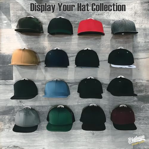 Hat Hangers for Wall - 10 Pack Adjustable Cap Holders