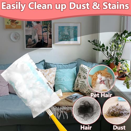 BDS-HOME 30 Count Duster Refills with Handles - Multi-Surface Cleaning