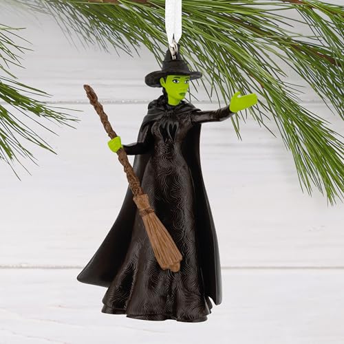 Hallmark Wicked Elphaba Christmas Ornament - Movie Gift, Green Skinned Witch