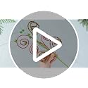 Gejoy Twisted Christmas Tree Picks & Sprays 16 Inch Holiday Decorations - Set of 9