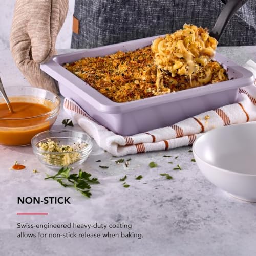 KitchenAid 9-Inch Nonstick Square Cake Pan - Wildflower Aluminized Steel