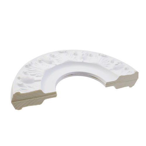 Risbay 2PCS White 10.12" PU Ceiling Medallion Ring Light Fixtures Ceiling Medallion Ceiling Fan Light Covers for Light Fixtures and Ceiling Fans