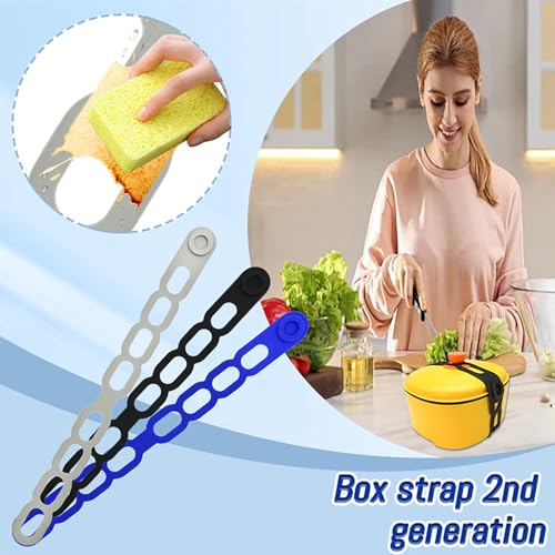Silicone Lid Lock Strap for 5-8 Quart Slow Cookers - Grey
