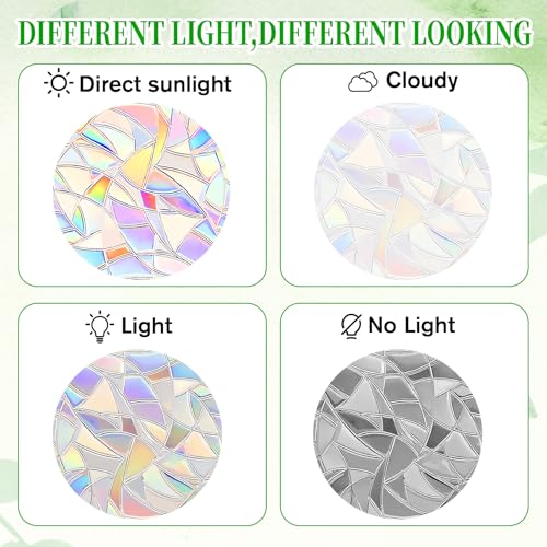 96 PCS Colorful Bird Window Decals - Strike Prevention Suncatchers