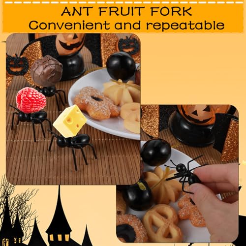 36 Pcs Reusable Ant Toothpicks for Party Decorations