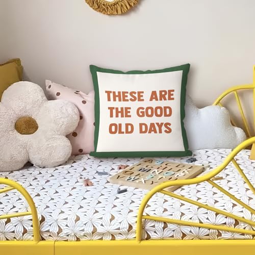 Inspirational Kids Throw Pillow Cover 18x18 - Motivational Decorative Case
