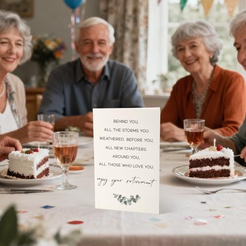 Funny Retirement Card Set with Envelope & Sticker - Penitue