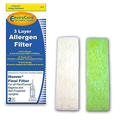 EnviroCare Premium 3-Layer Vacuum Filter for Hoover WindTunnel Upright & Bagless Vacuums