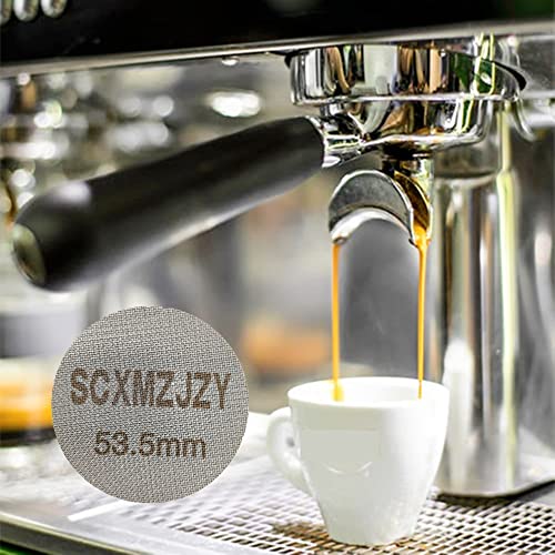 54mm SCXMZJZY Espresso Puck Screen - Reusable Stainless Steel Filter