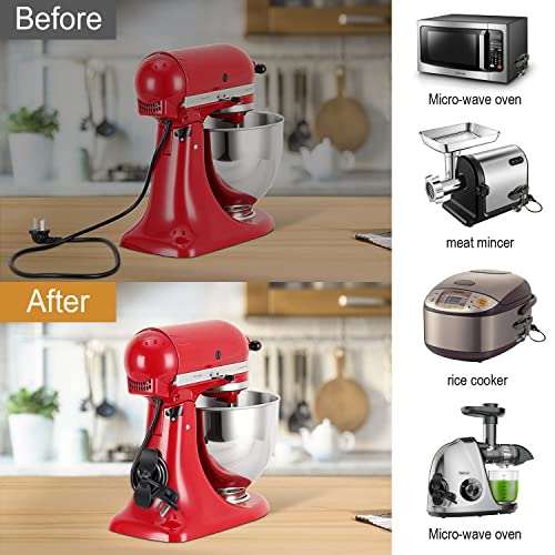 6 Pack Cord Organizer for Appliances - Upgraded Kitchen Cord Wraps & Holders