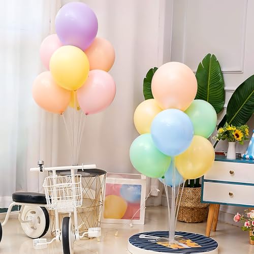 30 Pcs Transparent Balloon Sticks with Bases - IANFAN