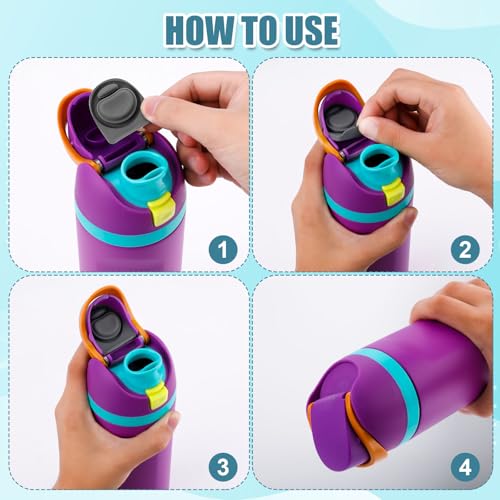 3pcs Bottle O Seal Ring & 3pcs Gasket Replacement Stopper for Owala FreeSip Cap, Silicone Water Bottle Plug Stopper BPA Free Top Lid Mouth Parts Compatible with Owala FreeSip 24oz 32oz