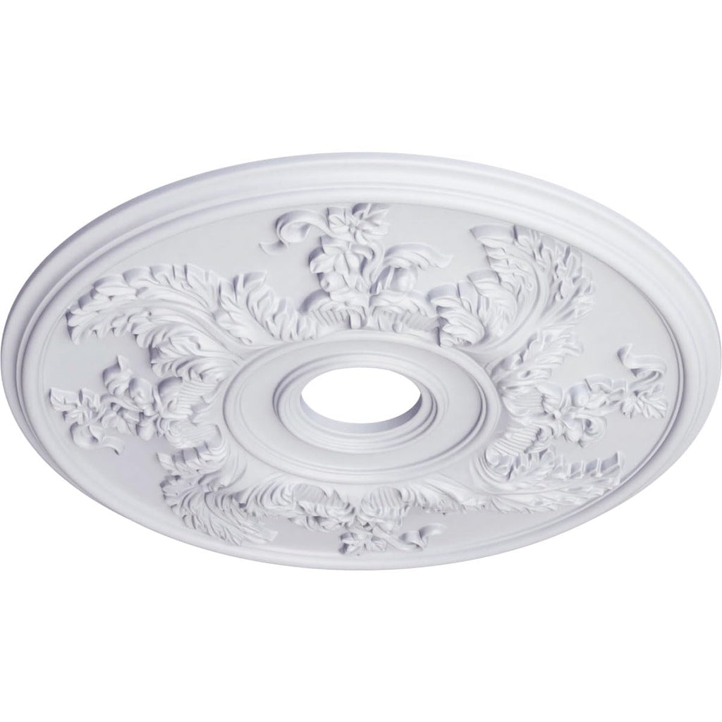 Ekena Millwork CM23AC 23 5/8-Inch OD Acanthus Twist Ceiling Medallion