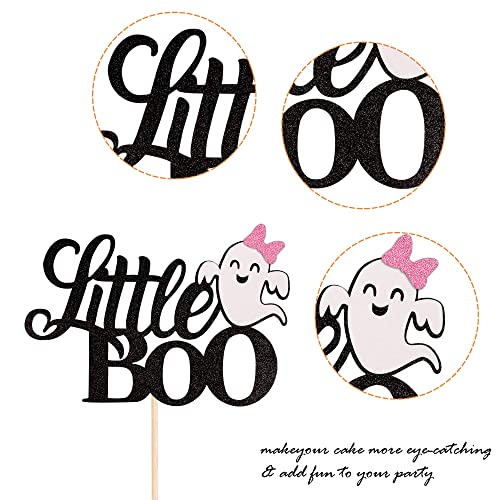 Halloween Ghost Cake Topper - Happy Boo Day Decoration