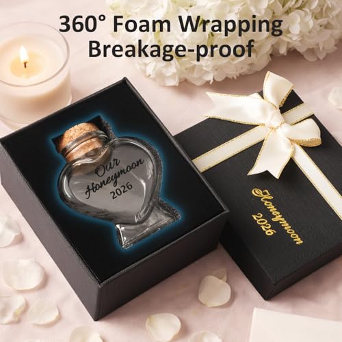 Heart-Shaped Honeymoon Sand Keepsake Jar 2026 - BluPup
