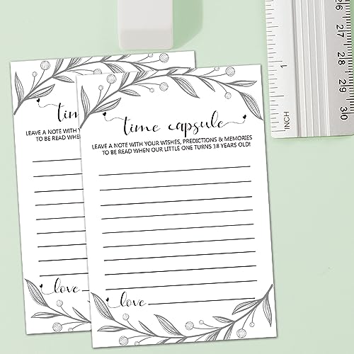 Time Capsule Cards - 50 Pack for 1st Birthday & Baby Shower
