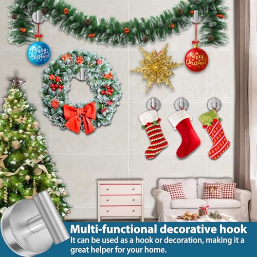 AbluFirst Suction Cup Hooks 4-Pack - Heavy Duty Bathroom Towel Hangers