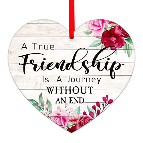 Friendship Christmas Ornament - A True Friendship Keepsake Gift