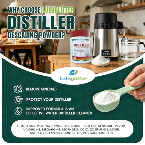 Citric Acid Descaler for Water Distillers - 10.58 Ounce Universal Cleaner