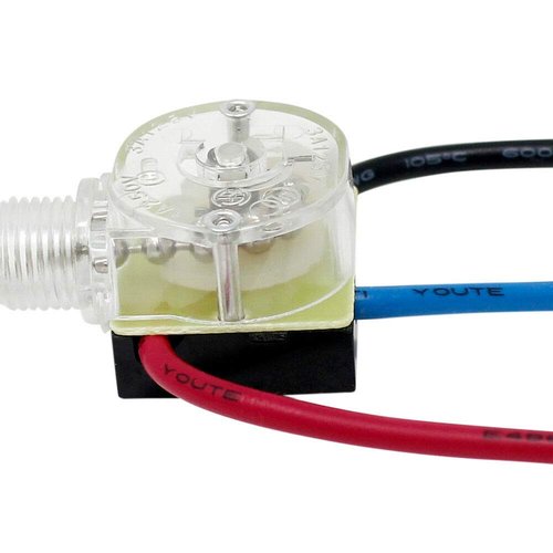 Ceiling Fan Pull Switch Zing Ear ZE-110 3 Wire 3 Way 2 Circuit 4 Position Fan Speed Pull Chain Light Switch Replacement with Pulling String, Brass