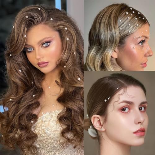 Face Gems and Pearl Stickers Self Adhesive Festival Body Hair Jewels