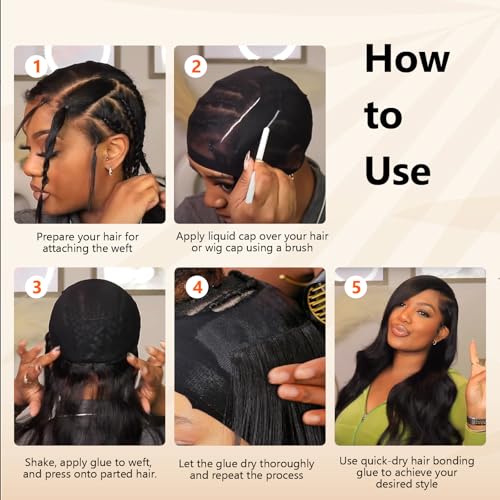 House West Professional Hair Bond Glue for Quick Weave 2 Oz