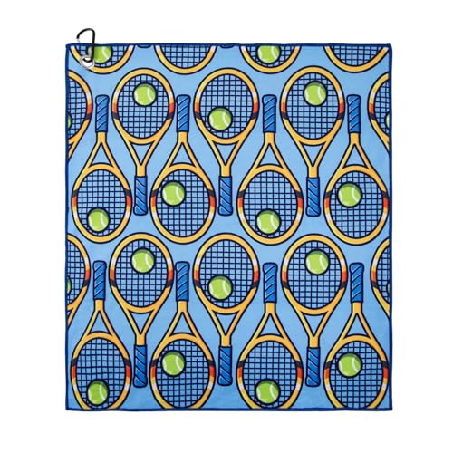 CEMGYIUK Microfiber Tennis Towel with Carabiner Clip 15x17