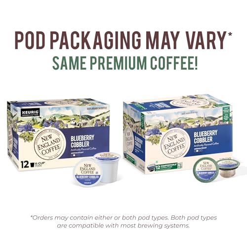 New England Coffee Blueberry Cobbler K Cups - 12 Count