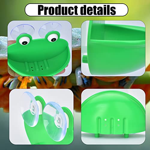Sankoly 2-Piece Frog Habitat with Suction Cups for Fish Tanks