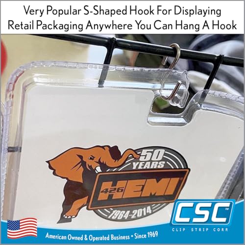 100 Pack Stainless Steel S Hooks for Hanging Plants & Utensils