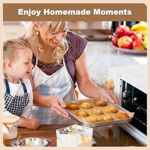 Cinyarly Non-Stick Parchment Paper Sheets - 220 Pcs, 8.5x8.5 Inch