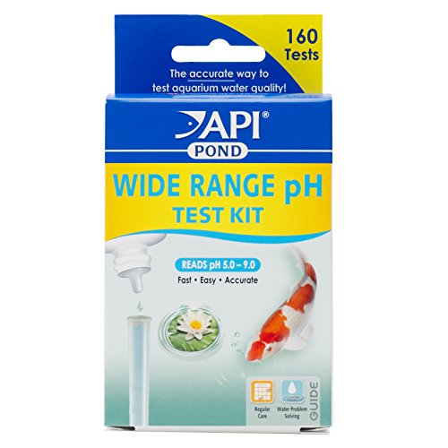 API Pond Wide Range pH Test Kit - 160-Test Liquid Water Monitoring