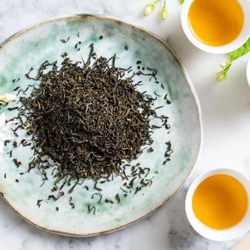 Organic Jasmine Green Loose Leaf Tea - Rishi Tea, 4oz