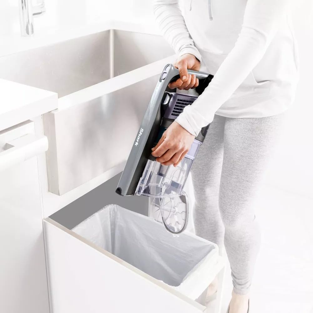 Shark IX141H Cordless Pet Stick Vacuum - Anti-Allergen Seal, XL Dust Cup, 40 Min Runtime, Grey/Purple