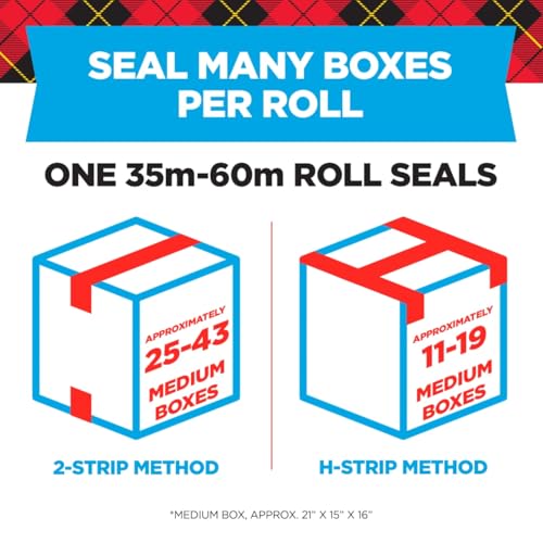 Scotch Heavy Duty Shipping Packing Tape with Dispenser - 1.88 in. x 38.2 yd.