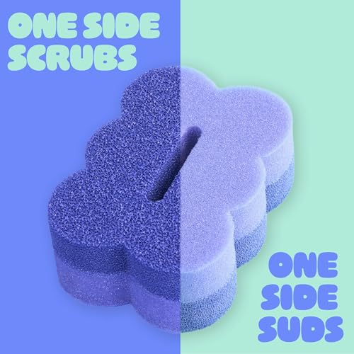 Scotch-Brite Brite 2-Sided Scrub & Wipe Kitchen Sponge Midnight Mode 6 Pack