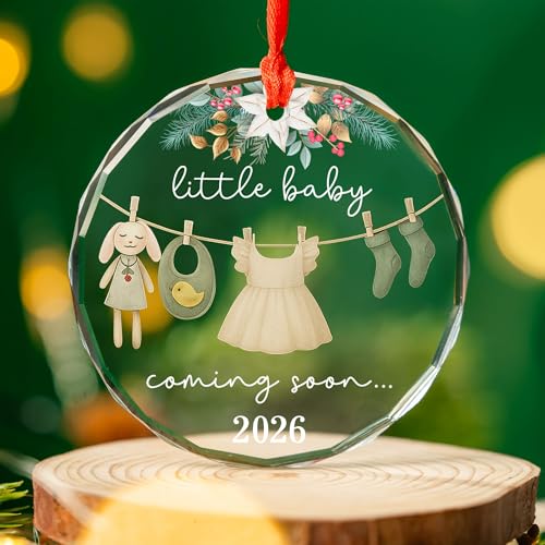 2026 Baby Announcement Ornament for Expecting Parents - Unique Keepsake