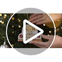 2026 First Christmas Married Ornament - Rustic Laser-Engraved Wedding Gift