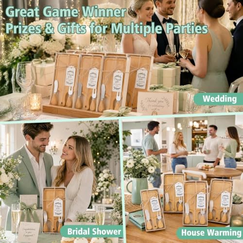Esmorah Mini Bamboo Charcuterie Board Gift Set - 1 Set Party Favor
