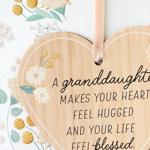 Hallmark Birthday Card for Granddaughter with Removable Heart Ornament