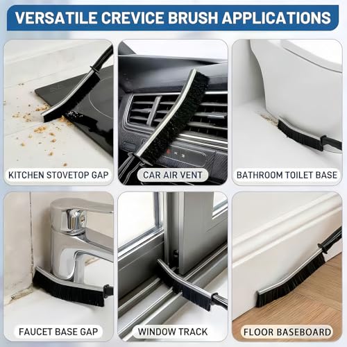 23-Piece Crevice Cleaning Brush Set for Deep Cleaning Gaps and Tracks