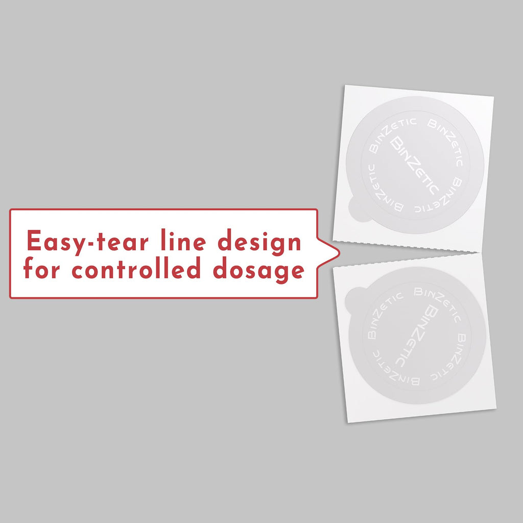 BinZetic® 100Pcs Aluminum Foil Seal Lids for Nespresso Vertuo Pods [62mm,Food-grade] Best suited for BinZetic® Refill Kit