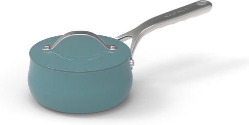 Cuisinart Culinary Collection Nonstick Saucepan - 1 Qt. with Cover in Teal for Effortless Cooking