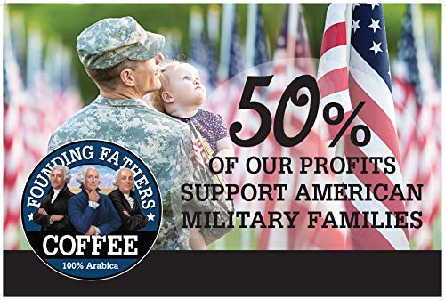 Founding Fathers Coffee Single Serve Pods - Morning Blend for Keurig 2.0 | 80 Count