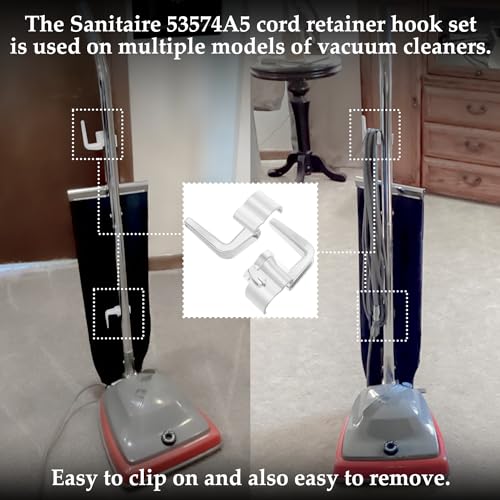 Eureka Sanitaire Vacuum Cord Handle Hook Set (3-Pack) - Beige