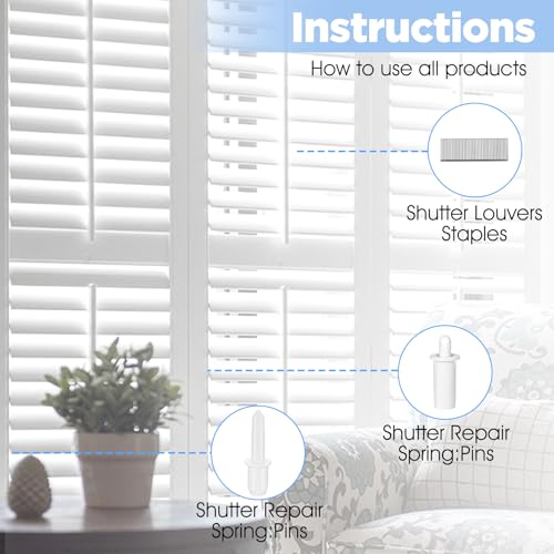 125-Piece Plantation Shutter Repair Kit - Universal Tool Set