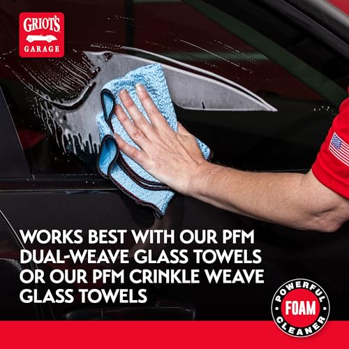 Griot's Garage Foaming Glass Cleaner, Streak-Free Auto Spray - 1 Gallon
