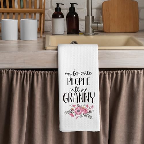 Grandma Kitchen Towel - Rustic Absorbent Dishcloth for Granny Gifts 16x24